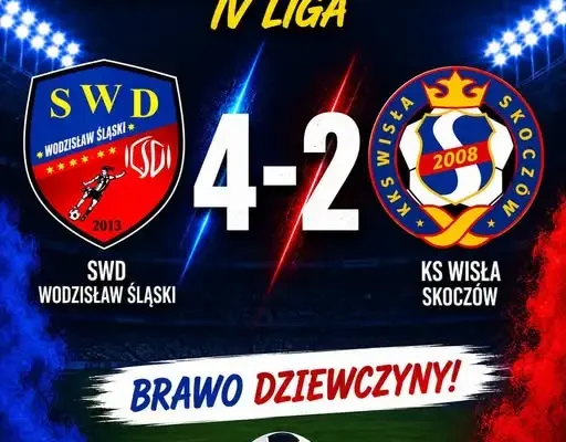 SWD Wodzisław Śląski wygrywa z Wisłą Skoczów 4:2 i zdobywa pierwsze punkty w sezonie