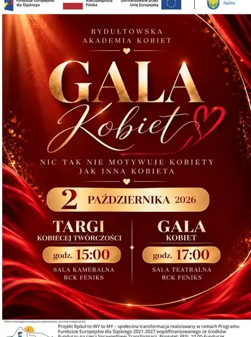 Gala Kobiet w Rydułtowach – wyjątkowy wieczór już 2 października