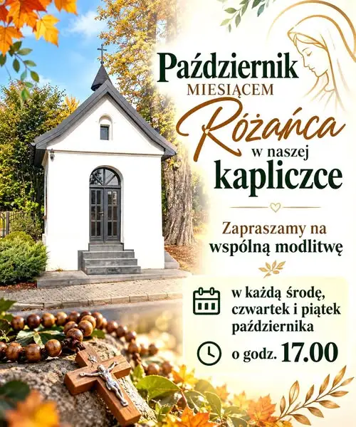 Październik miesiącem Różańca – wspólna modlitwa w kapliczce