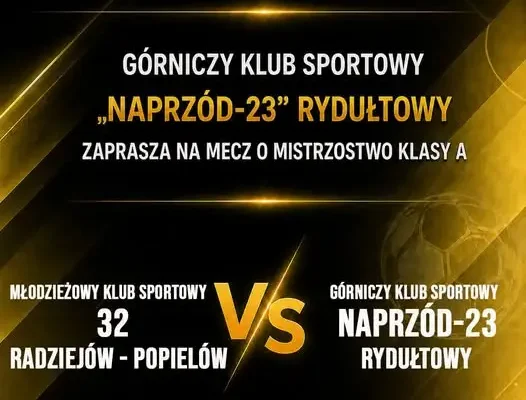 Naprzód-23 Rydułtowy zagra w Radziejowie. Szansa na trzecią wygraną z rzędu
