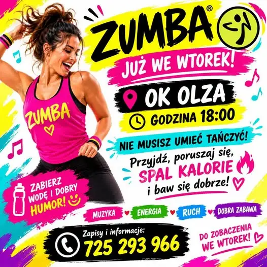 Zumba w Okolzy – już we wtorek o 18:00