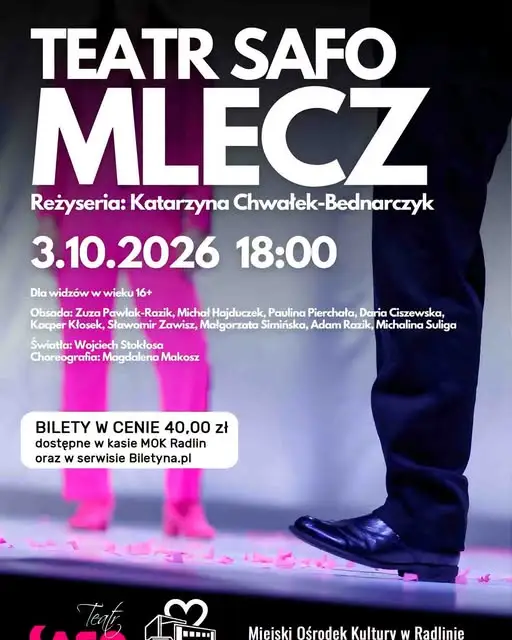 Teatr SAFO wystąpi w Radlinie ze spektaklem „Mlecz”