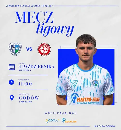 Derby za miedzą! Olza Godów podejmie KS 27 Gołkowice w VI kolejce Klasy A