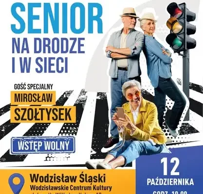 Bezpieczny Senior – na drodze i w sieci. Spotkanie w Wodzisławiu Śląskim