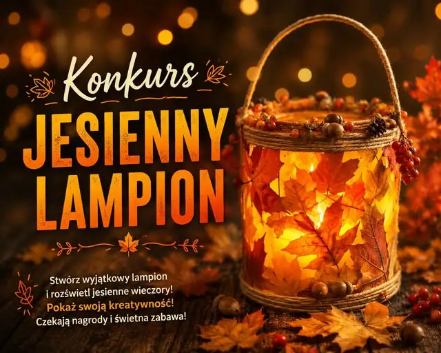 Konkurs „Jesienny Lampion” w szkole – prace do 26 października