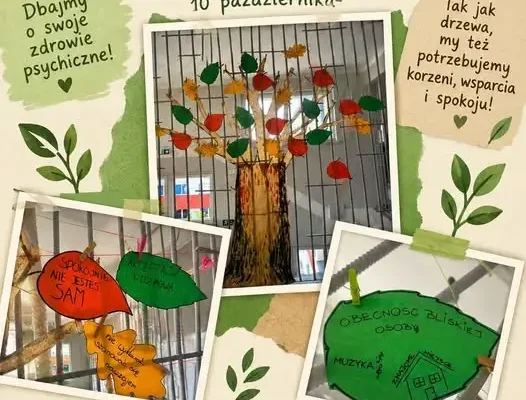 Uczniowie stworzyli Drzewo Zdrowia Psychicznego – wyjątkowa instalacja w szkole