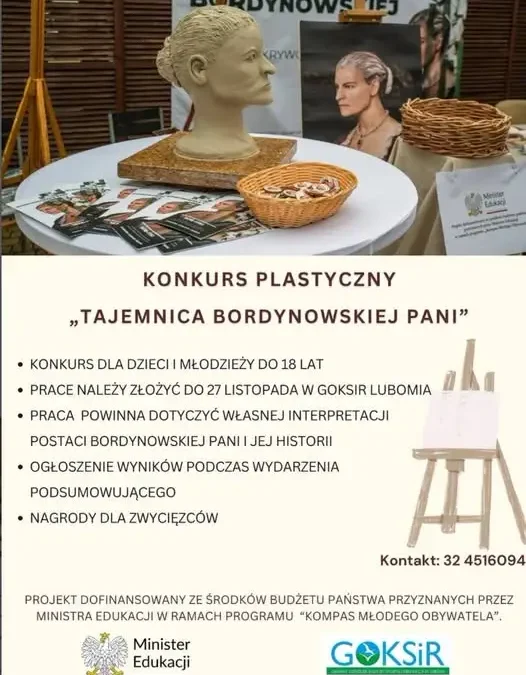 Konkurs plastyczny „Tajemnica Bordynowskiej Pani” w Gminie Lubomia