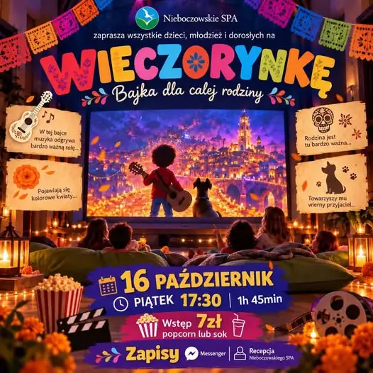 Wieczorynka w Nieboczowskim SPA – rodzinny seans już w piątek