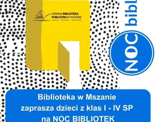 Noc Bibliotek 2026 w Gminie Mszana – sprawdź, gdzie i kiedy