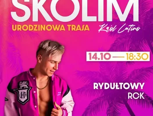 SKOLIM wraca do Rydułtów – koncert już 14 października w RCK „Feniks”