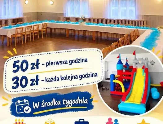 OSP Cieszyn-Marklowice wynajmuje salę na imprezy okolicznościowe