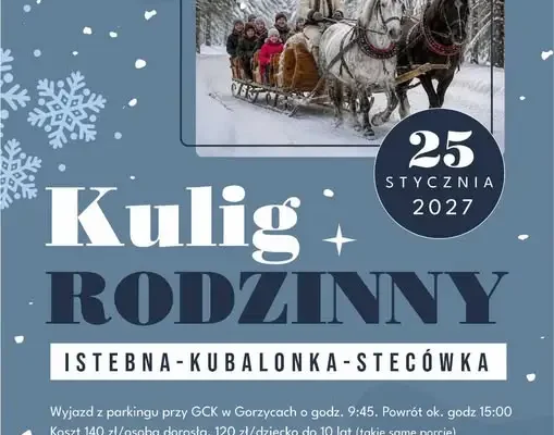 Kulig rodzinny w ferie – Istebna zaprasza na zimową przygodę