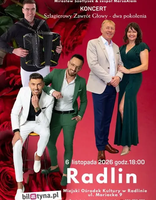 Szlagierowy Zawrót Głowy w Radlinie – dwa pokolenia na jednej scenie