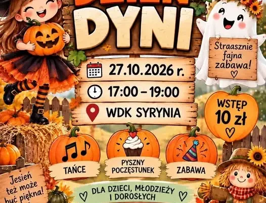 Jesienny Dzień Dyni w Syryni – zapisy tylko do 20 października