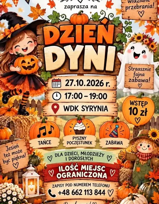 Jesienny Dzień Dyni w Syryni – zapisy tylko do 20 października