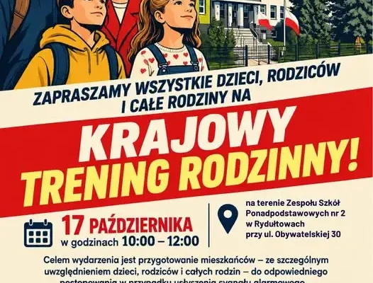 Krajowy Trening Rodzinny w Rydułtowach – 17 października