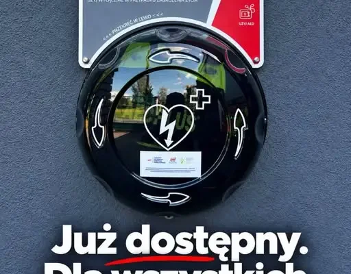 Defibrylator AED przy remizie OSP Marklowice Górne — już dostępny dla mieszkańców