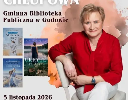 Spotkanie autorskie z Danutą Chlupową w bibliotece w Godowie