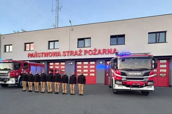 Strażacy z Wodzisławia oddali hołd kolegom z Niska
