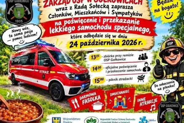 Nowy lekki samochód specjalny dla OSP Godów – przekazanie już w sobotę