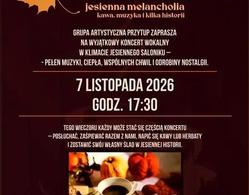 Jesienna Melancholia w Radlinie – koncert w klimacie saloniku