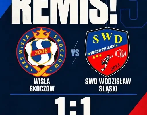 Remis z liderem: U13 SWD Wodzisław Śląski z Wisłą Skoczów 1:1
