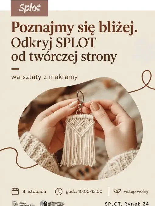 Bezpłatne warsztaty makramy w Wodzisławiu Śląskim – zapisz się już dziś!