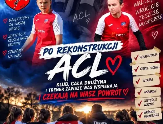 Zofia Jureczko i Julia Dolnik po operacji ACL. SWD Wodzisław Śląski wspiera zawodniczki