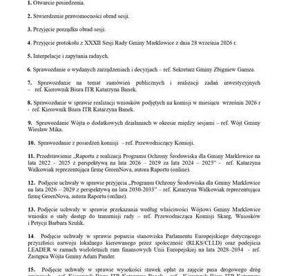 Marklowice: komunalizacja działki wstrzymana, budżet obywatelski okrojony, nowa Toyota dla urzędu