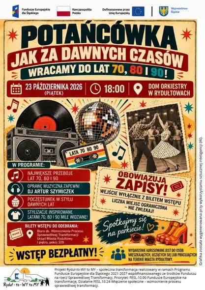 Wolne bilety na potańcówkę i warsztaty w Rydułtowach – ostatnia szansa!