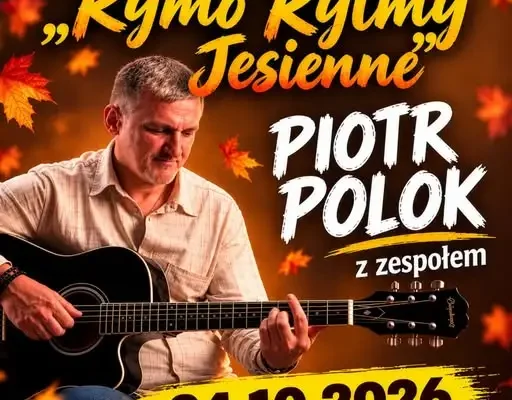 Rymo Rytmy Jesienne w Pszowie – koncert Piotra Poloka już dziś w bibliotece