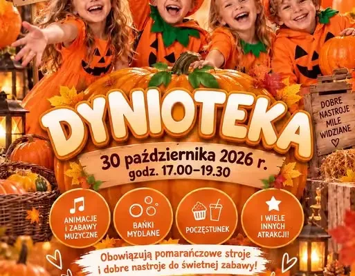 Dynioteka w MOK Radlin – jutro zabawa dla dzieci