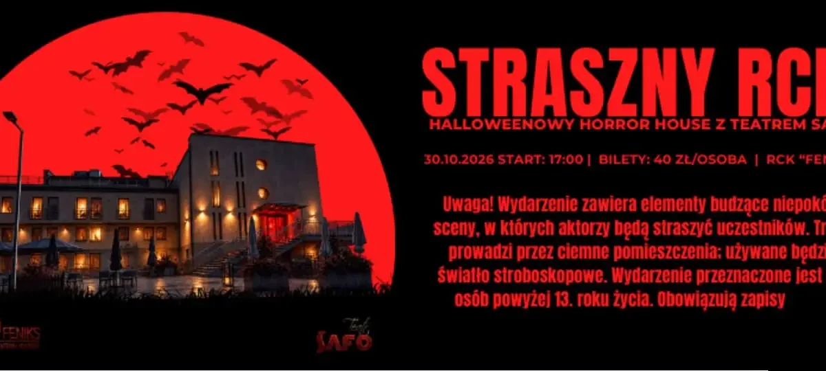 Straszny RCK: Halloweenowy Horror House z Teatrem Safo już 30 października
