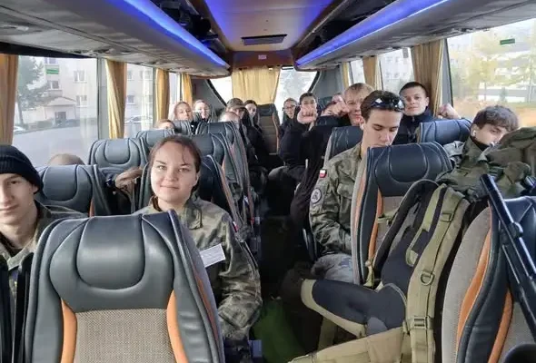 Kadeci z Rydułtów na obozie szkoleniowym w Gliwicach