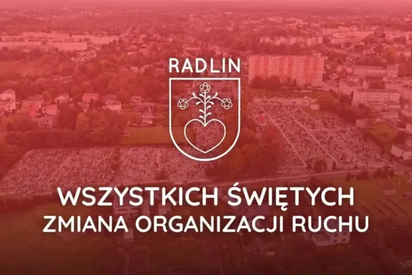 Tymczasowa organizacja ruchu przy cmentarzu w Radlinie na Wszystkich Świętych