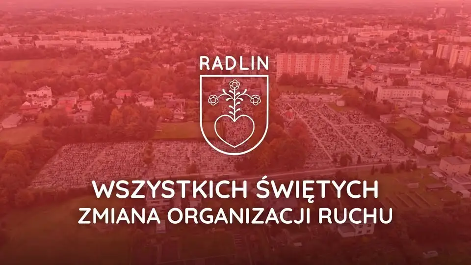 Tymczasowa organizacja ruchu przy cmentarzu w Radlinie na Wszystkich Świętych